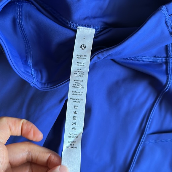 fast and free 25" high rise psychic size 2 lululemon nwt - Picture 4 of 15